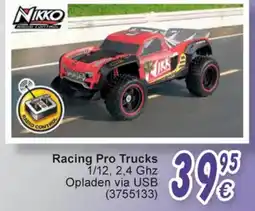 Cora Nikko Racing Pro Trucks 1/12, 2,4 Ghz Opladen via USB (3755133) aanbieding