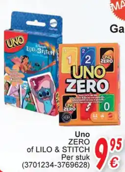 Cora Uno zero of lilo & stitch aanbieding