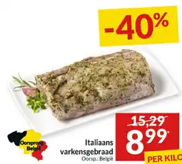 Intermarché Italiaans varkensgebraad aanbieding