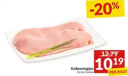 Intermarché Kalkoenlapjes aanbieding
