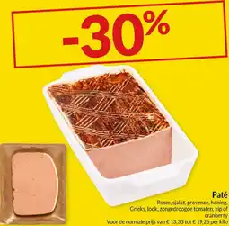 Intermarché Paté aanbieding