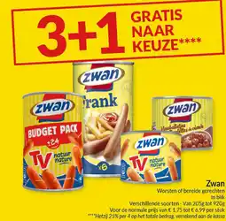 Intermarché Zwan Worsten of bereide gerechten In blik aanbieding