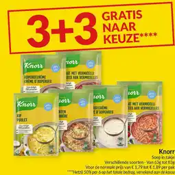 Intermarché Knorr Soep in zakje aanbieding