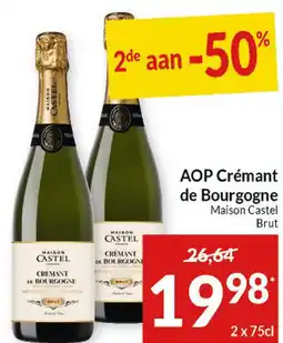 Intermarché AOP Crémant de Bourgogne Maison Castel Brut aanbieding