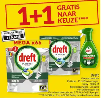 Intermarché Dreft Vaatwastabletten aanbieding