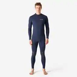 Decathlon Herenwetsuit voor surfen 100 neopreen 2/2 mm blauw aanbieding