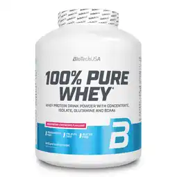Decathlon 100% Pure Wei - 2,27 kg Aardbeien Cheesecake Biotech USA aanbieding