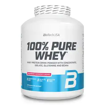 Decathlon 100% Pure Wei - 2,27 kg Aardbeien Cheesecake Biotech USA aanbieding