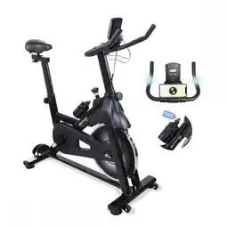 Decathlon Spinningfiets Vliegwiel Indoor cycle Verstelbaar met display 100kg Hometrainer aanbieding