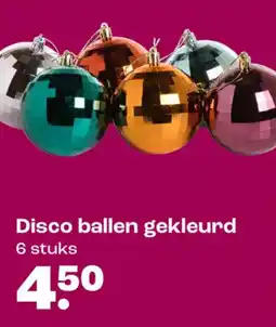 Kwantum Disco ballen gekleurd aanbieding