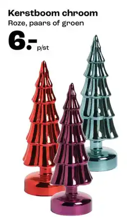 Kwantum Kerstboom chroom aanbieding