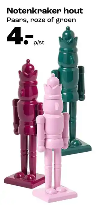 Kwantum Notenkraker hout aanbieding
