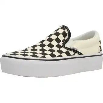 Decathlon Sneakers Vans Model Classic Slip-on Platform Kleur Beige aanbieding