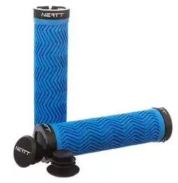 Decathlon Neatt Lock On Wave Neon Blue Grips aanbieding