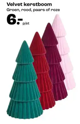 Kwantum Velvet kerstboom aanbieding