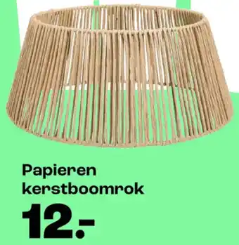 Kwantum Papieren kerstboomrok aanbieding