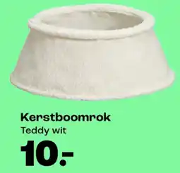 Kwantum Kerstboomrok Teddy wit aanbieding