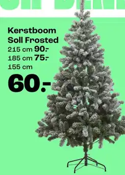 Kwantum Kerstboom Soll Frosted aanbieding