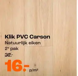 Kwantum Klik PVC Carson aanbieding