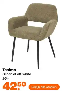 Kwantum Tesimo eetkamerstoelen aanbieding