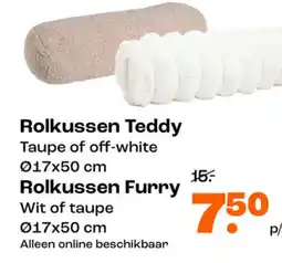 Kwantum Rolkussen Teddy / Furry aanbieding