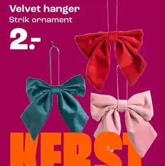 Kwantum Velvet hanger aanbieding