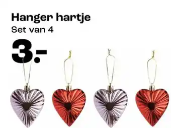 Kwantum Hanger hartje aanbieding