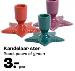 Kwantum Kandelaar ster aanbieding