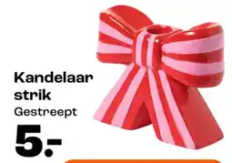 Kwantum Kandelaar strik Gestreept aanbieding