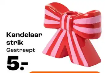 Kwantum Kandelaar strik Gestreept aanbieding