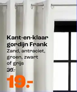 Kwantum Kant-en-klaar gordijn Frank aanbieding
