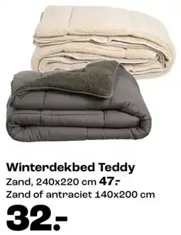 Kwantum Winterdekbed Teddy aanbieding