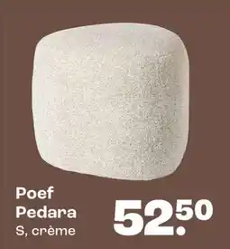 Kwantum Poef Pedara aanbieding