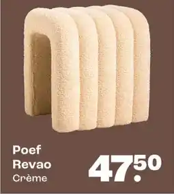 Kwantum Poef Revao aanbieding