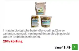 Intratuin Intratuin biologische buitendiervoeding aanbieding