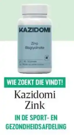 Delhaize Kazidomi Zink aanbieding