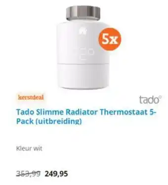 Tado Slimme Radiator Thermostaat 5-Pack (uitbreiding)