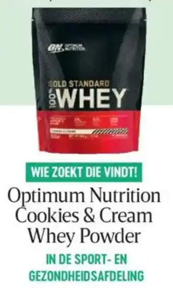 Optimum Nutrition Cookies & Cream Whey Powder