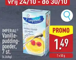 ALDI Imperial Vanille pudding poeder, 7 st. aanbieding