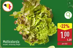 ALDI Multicolorsla aanbieding