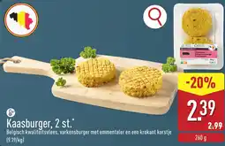ALDI Kaasburger, 2 st aanbieding