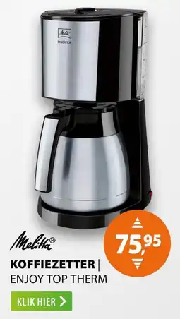 Expert Melitta Koffiezetter aanbieding