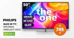 Expert Philips QLED 4K TV 50PUS9050 aanbieding