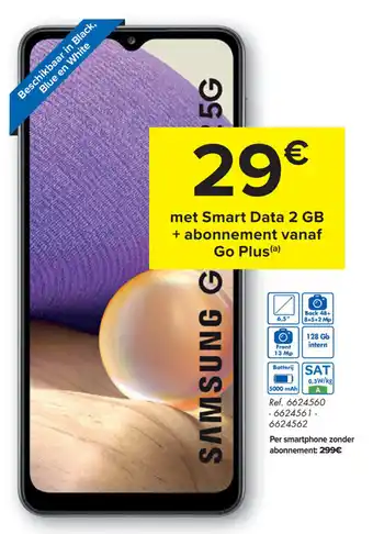 Carrefour Market Samsung Galaxy A32 5G aanbieding