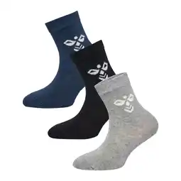 Decathlon Instap Long Sokken Sutton 3-Pack Uniseks Kinderen HUMMEL aanbieding