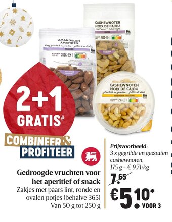 Delhaize Gedroogde vruchten voor het aperitief of snack aanbieding