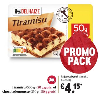 Tiramisu chocolademousse