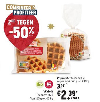 Delhaize Wafels aanbieding
