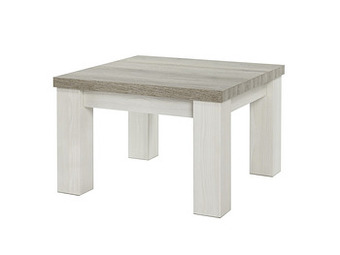 Deba Meubelen Hoektafel YORK - Lariks & Crystal Oak Beige Beige aanbieding