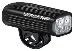 Decathlon Fietsverlichting voorlicht 2400 lummen - Lezyne Mega Drive zwart aanbieding